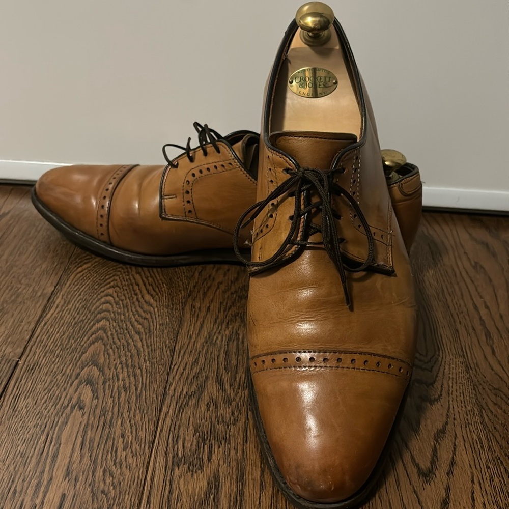 Size 12 Allen Edmonds brown - Madison Avenue